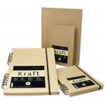Скетчбук на пружині Hahnemuhle Kraft 80а 120г